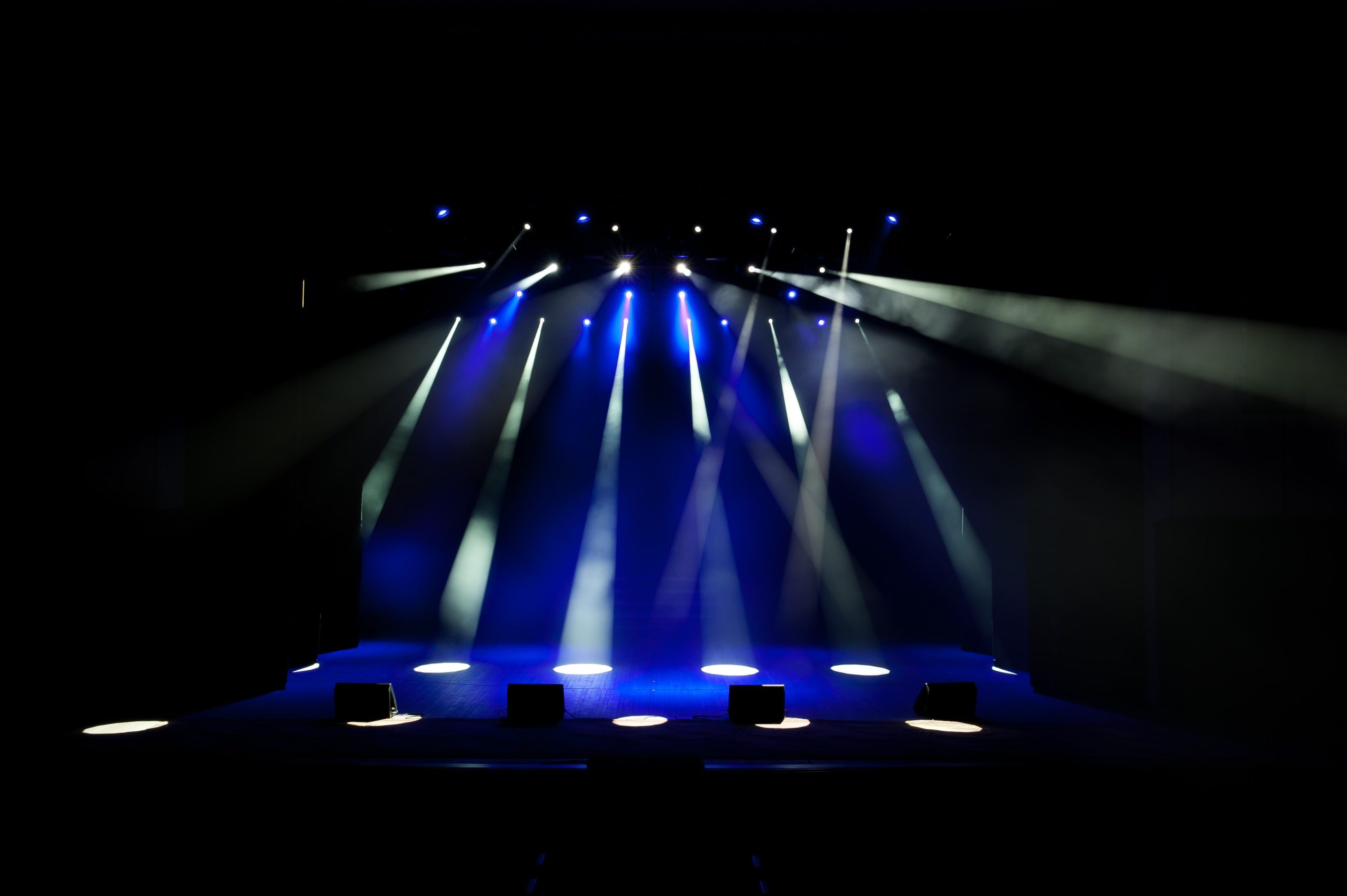 Licht auf Bühne