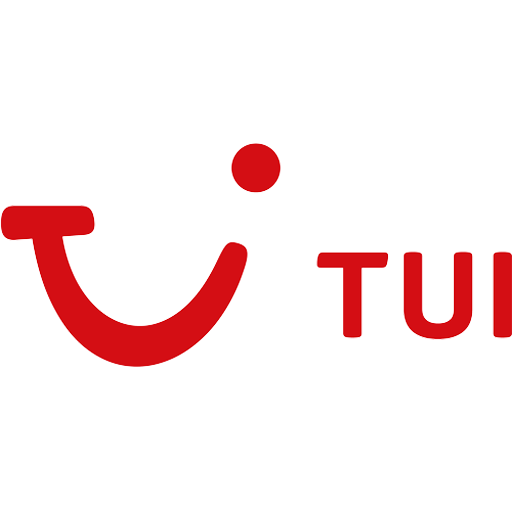 TUI-Logo, symbolisiert umfangreiches Reiseangebot und erstklassige Urlaubserfahrungen