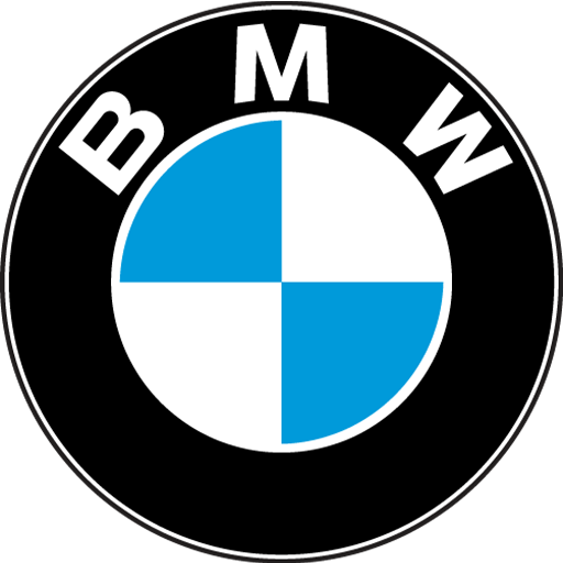 BMW-Logo mit blau-weißem Emblem im Kreisdesign, repräsentativ für deutsche Ingenieurskunst im Automobilsektor